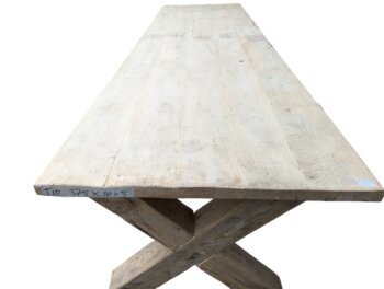Mega Tafel Oud Hout 375x110cm