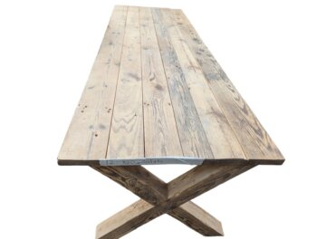 Mega Tafel Oud Hout 320x105cm