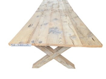Mega Tafel Oud Hout 370x115cm