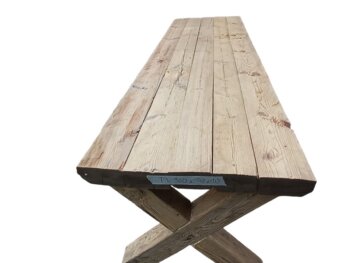 Mega Tafel Oud Hout 350x100cm