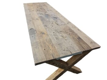 Mega Tafel Oud Hout 350x111cm